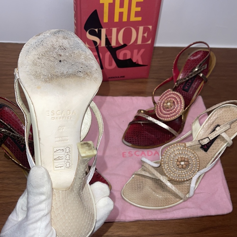 ESCADA vintage women’s high heels - Picture 4 of 5